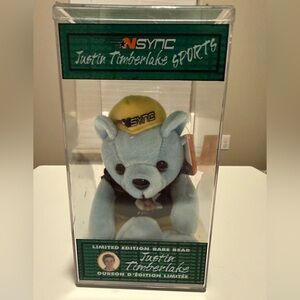 Vintage 2000 NSYNC Justin Timberlake Sports Limited Edition Bear